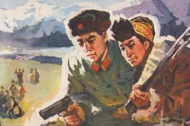 连环画《雪山擒敌》，绘画韩书力图片