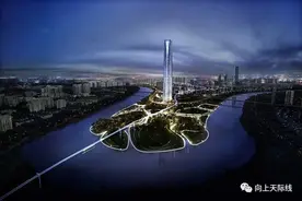 380米！中建七局中标长沙第二高楼“绿地V岛星城光塔”附视频详解图片