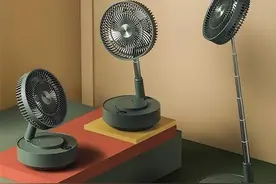 颠覆传统风扇的缺点，变形金刚式快速收纳，不用插电随便移动图片