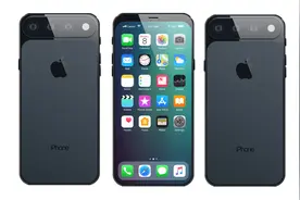 iPhone14Pro渲染图：横向3镜头+宽额头，再次让国产手机难堪图片