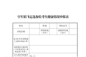 速看！空军招飞定选明日启动 河南386位考生入围​图片