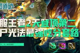 云顶之弈美服王者2天登顶第二！丧尸光法成为版本第一上分套路图片