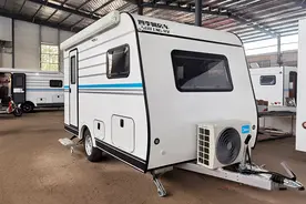 大水电，空间感强 高性价比四季风拖挂房车图片