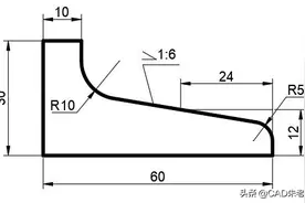 斜度的画法——AutoCAD绘制斜度图片