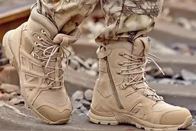 中国军用17式军靴穿戴实测，颜值和质感的双重高峰图片