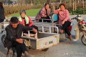 初冬，苏北乡村老人的真实生活，你想象不到，在外的游子看看吧图片