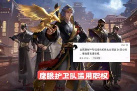 鹰眼护卫队成员滥用职权，公报私仇，大部分玩家希望撤销此功能图片