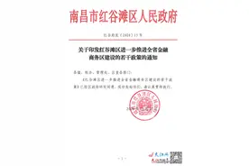 最高奖励1500万元 红谷滩区金融招商新政“引凤来栖”图片