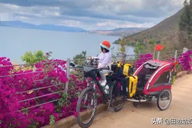 又是别人家的爸爸，26岁奶爸带4岁女儿骑行71天，到西藏拉萨图片