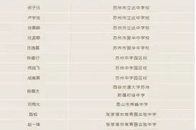 多项数据全省第一！多名学生被清北提前锁定！苏州教育太棒了图片