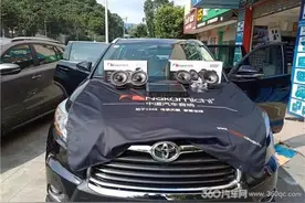 中道六喇叭加功放方案 这款丰田神车初改音效超预期丨改装图片