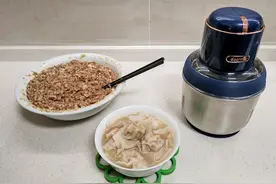 德尔玛无线套娃绞肉机，绞肉+剥蒜+蛋打，6秒即可做到你信不图片