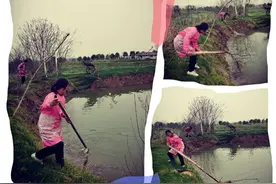 2021.3.21「农场日记—池塘清理、除草、机械维护」图片