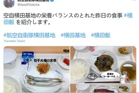 日本自卫队晒空勤灶“营养餐”，被网友吐槽：不如牢饭丨图说军事图片