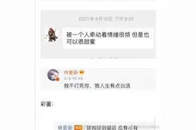 王思聪、林更新微博经典语录进行对话，毫无障碍的沟通哈哈哈哈哈图片