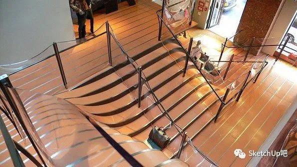 最浪的奇葩楼梯建模，SU依然轻松搞定？