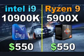 Ryzen 9 5900X vs i9 10900K游戏评测RTX 3080视频封面