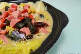 娃娃菜这样做，10分钟就出锅，汤鲜味美，连喝3碗都不够图片