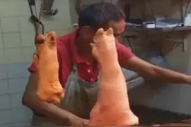 猪身有两个部位最脏，许多人却因贪便宜而傻傻买来当美食图片