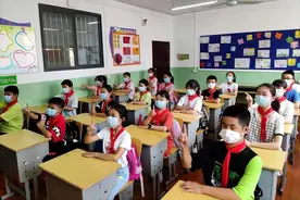 传统按摩变挤眉弄眼，武汉南阳村小学，推无接触眼保健操图片