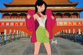 花木兰渣女，茉莉最时髦？插画家脑洞大开，谁是迪士尼最潮公主？图片
