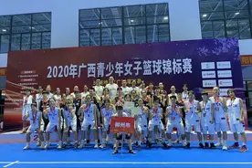 燃！2020年广西青少年女子篮球锦标赛柳江勇夺三冠图片