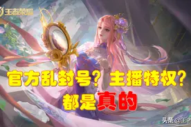 王者荣耀：官方乱封号？主播真的有特权？不好意思，确实是的图片