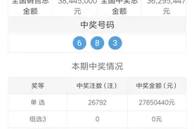 福彩3D第2020037期和双色球第2020016期开奖公告及中奖情况图片