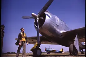 「航空史话」高空先驱——二战美国P-43“枪骑兵”战斗机图片