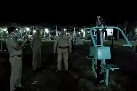 印度公园深夜「闹鬼」健身器材会自己动，网友：走近科学10集起步图片
