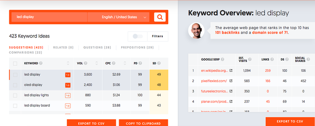 谷歌SEO推荐的4个关键词工具