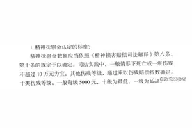 来了！建议收藏并转发！全国各地法院关于人身损害赔偿纠纷案件中精神损害抚慰金最新赔偿标准汇编（2021年）图片