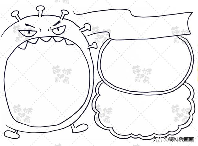 武汉加油|防控病毒手抄报模板