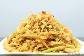 健康美味“萝卜豆芽炒肉丝”怎么好吃又简单，厨师长分享正确做法图片