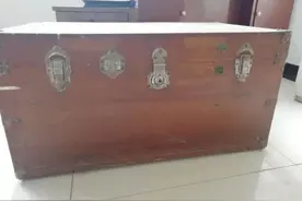 家里的那口老木箱的故事图片