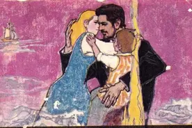 连环画《格兰特船长的儿女》下册，绘画陈烟帆图片