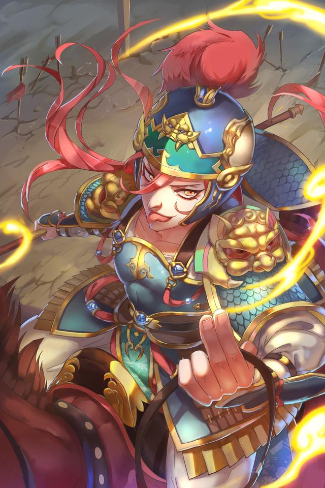 唯美国漫风格《三国罗曼史》游戏卡牌高清原画 女性版三国人物欣赏