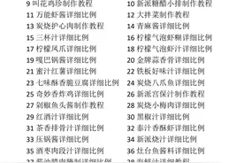 46道菜品酱汁，费好大精力从各饭店收集而来，都是厨师的实战配方图片