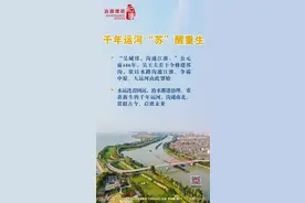瞭望·治国理政纪事丨千年运河“苏”醒重生图片
