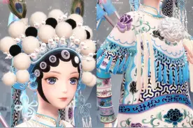 以闪亮之名1套服装7层材质,暖暖京剧上千细节,女性向手游疯狂内卷图片
