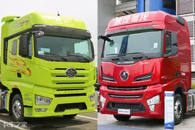 旗舰重卡的较量，解放J7约架陕汽德龙X6000，你更看好谁？图片