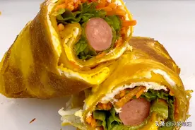 鸡蛋灌饼，阜阳人难以割舍的街边美食图片