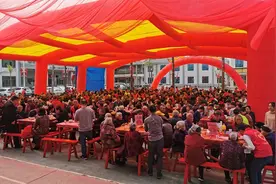 新春敬老宴连办11年！博罗公庄镇陂头神村600多名老人欢聚一堂图片