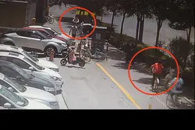 太原一女子骑自行车逆行撞人逃逸，拘留15日，罚款2000元图片