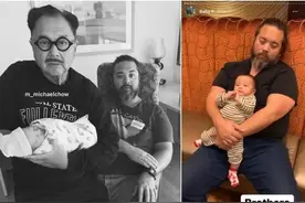 这个华人在美国被称作华人食神，80岁喜得子，老婆是美女还是硕士图片