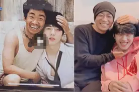 38岁王宝强面容沧桑似发福，比刘昊然足足矮一头，肤色对比明显图片