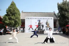 陈家沟：以拳会友展太极风采图片