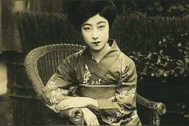 老照片：旧时代的日本艺妓，美极了 表演舞蹈图片