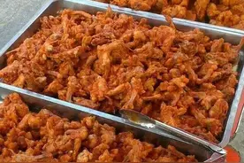 秘制风味炸鸡锁骨图片