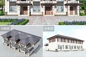 河南三姊妹在父母的支持下合盖“三拼”别墅，完工后的效果格外好图片